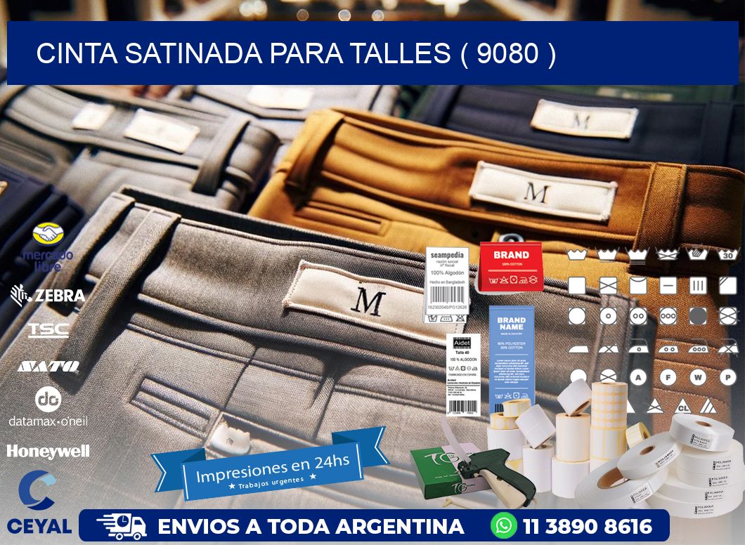 CINTA SATINADA PARA TALLES ( 9080 )