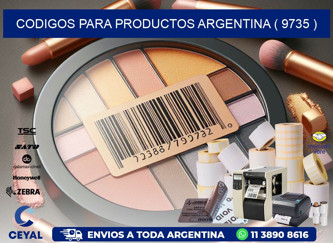 CODIGOS PARA PRODUCTOS ARGENTINA ( 9735 )