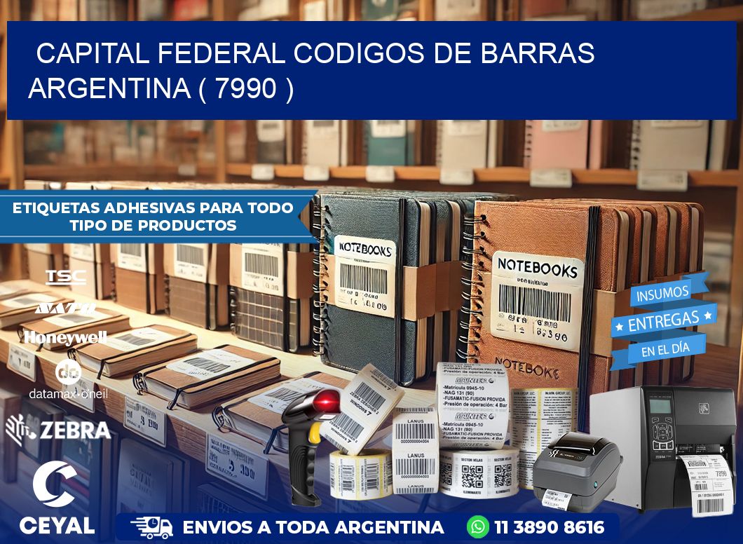 Capital federal codigos de barras argentina ( 7990 )