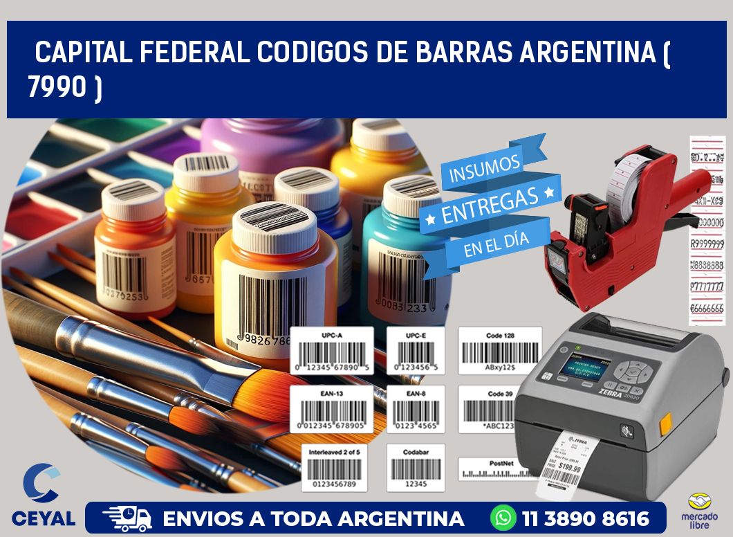 Capital federal codigos de barras argentina ( 7990 )