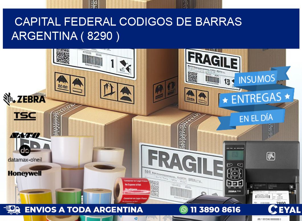 Capital federal codigos de barras argentina ( 8290 )
