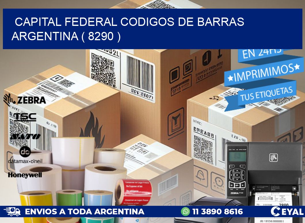 Capital federal codigos de barras argentina ( 8290 )