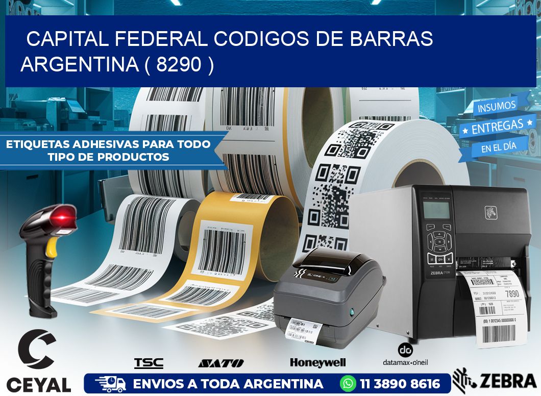 Capital federal codigos de barras argentina ( 8290 )
