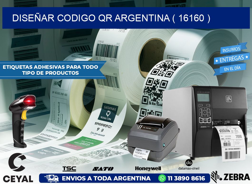 DISEÑAR CODIGO QR ARGENTINA ( 16160 )