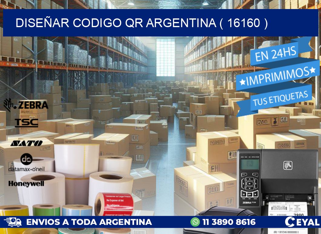 DISEÑAR CODIGO QR ARGENTINA ( 16160 )