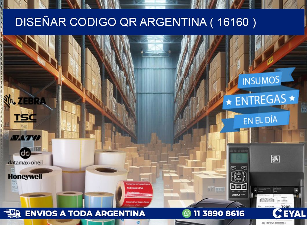 DISEÑAR CODIGO QR ARGENTINA ( 16160 )