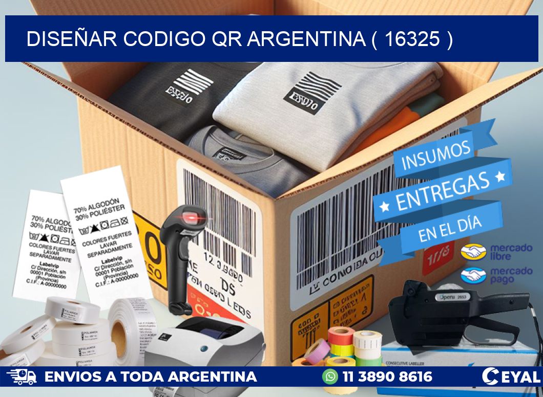 DISEÑAR CODIGO QR ARGENTINA ( 16325 )
