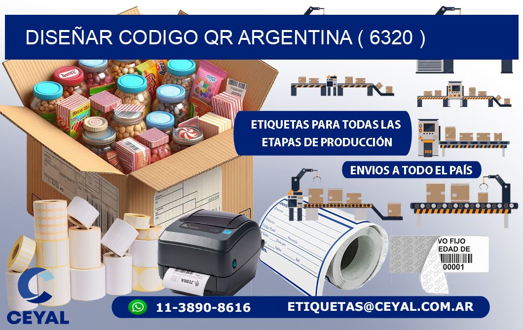 DISEÑAR CODIGO QR ARGENTINA ( 6320 )