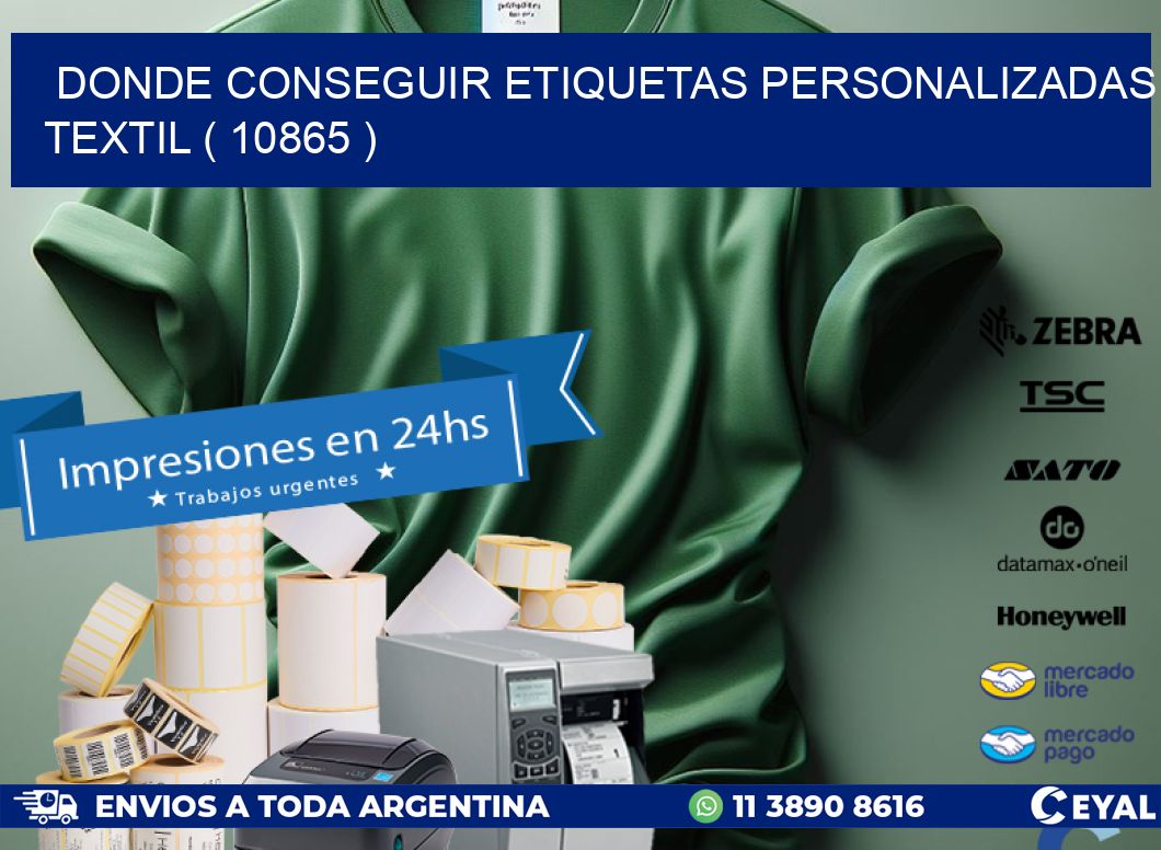 DONDE CONSEGUIR ETIQUETAS PERSONALIZADAS TEXTIL ( 10865 )