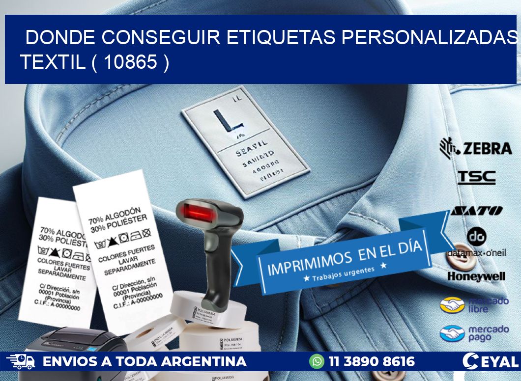 DONDE CONSEGUIR ETIQUETAS PERSONALIZADAS TEXTIL ( 10865 )