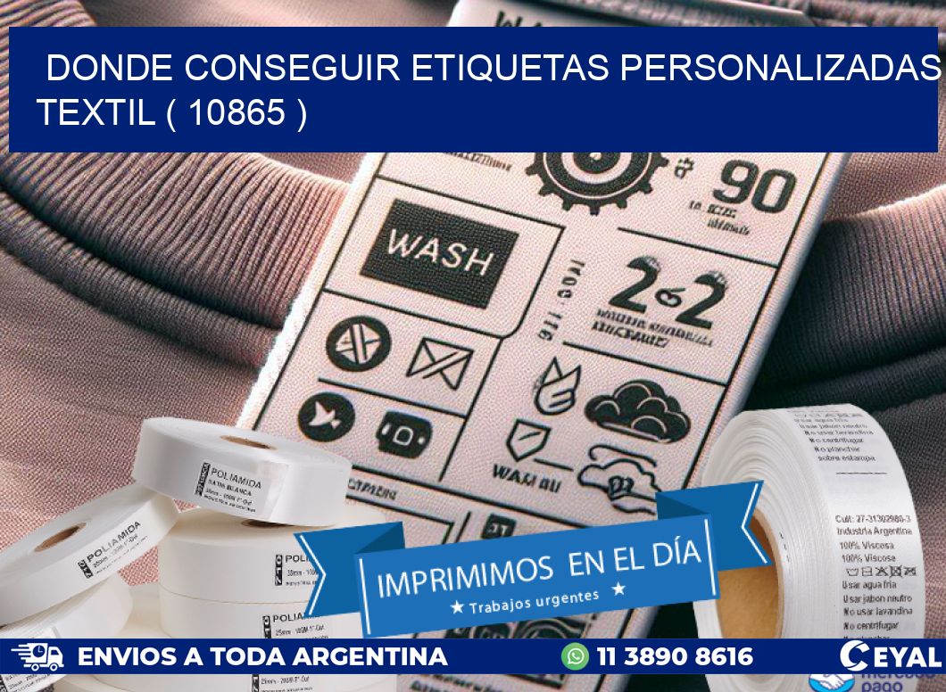 DONDE CONSEGUIR ETIQUETAS PERSONALIZADAS TEXTIL ( 10865 )