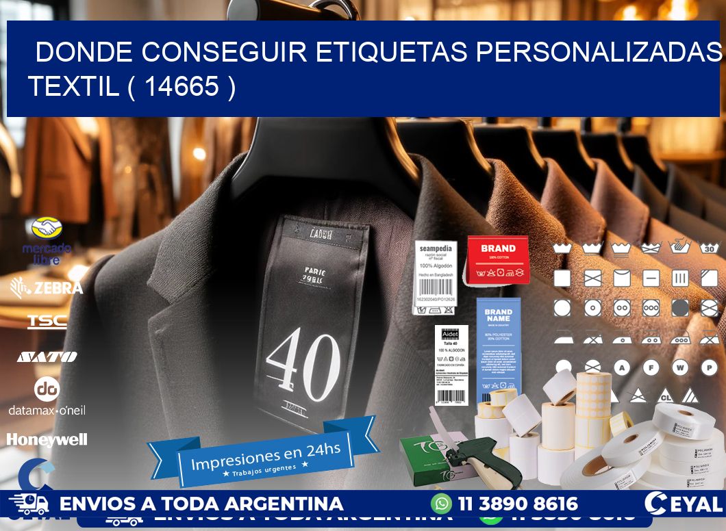 DONDE CONSEGUIR ETIQUETAS PERSONALIZADAS TEXTIL ( 14665 )