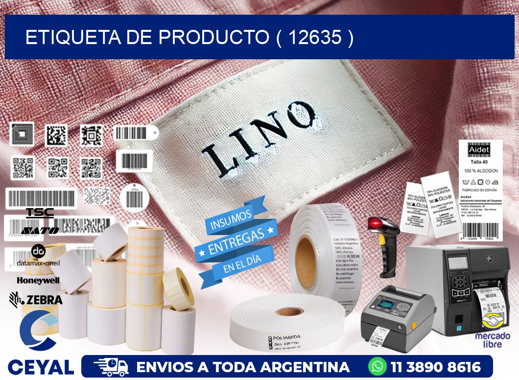 ETIQUETA DE PRODUCTO ( 12635 )