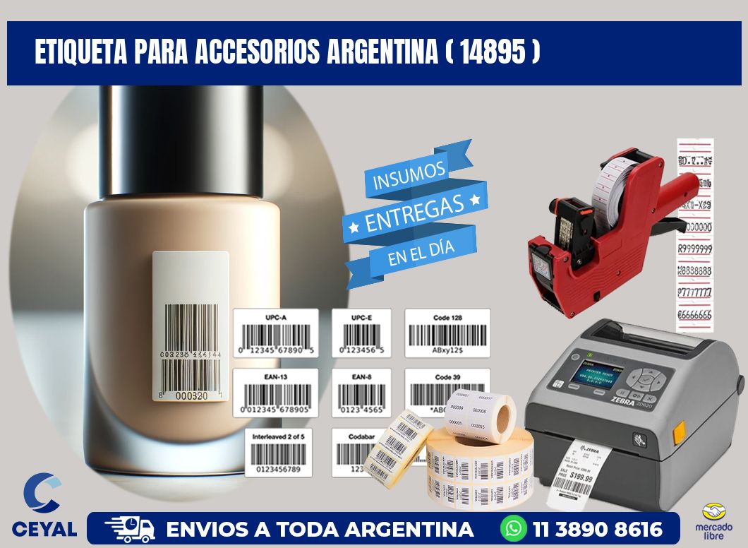 ETIQUETA PARA ACCESORIOS ARGENTINA ( 14895 )