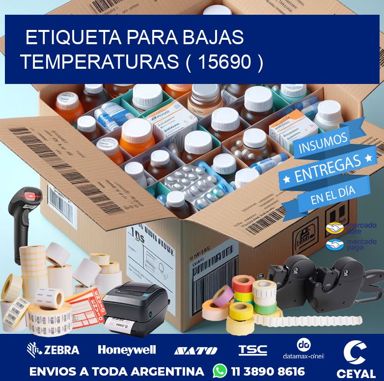 ETIQUETA PARA BAJAS TEMPERATURAS ( 15690 )