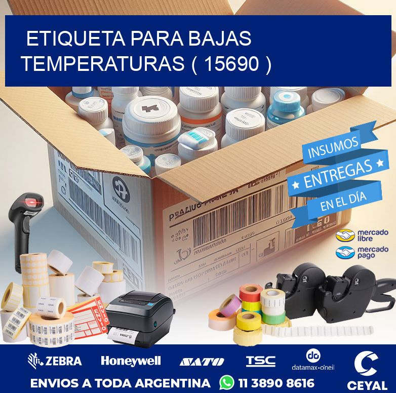 ETIQUETA PARA BAJAS TEMPERATURAS ( 15690 )