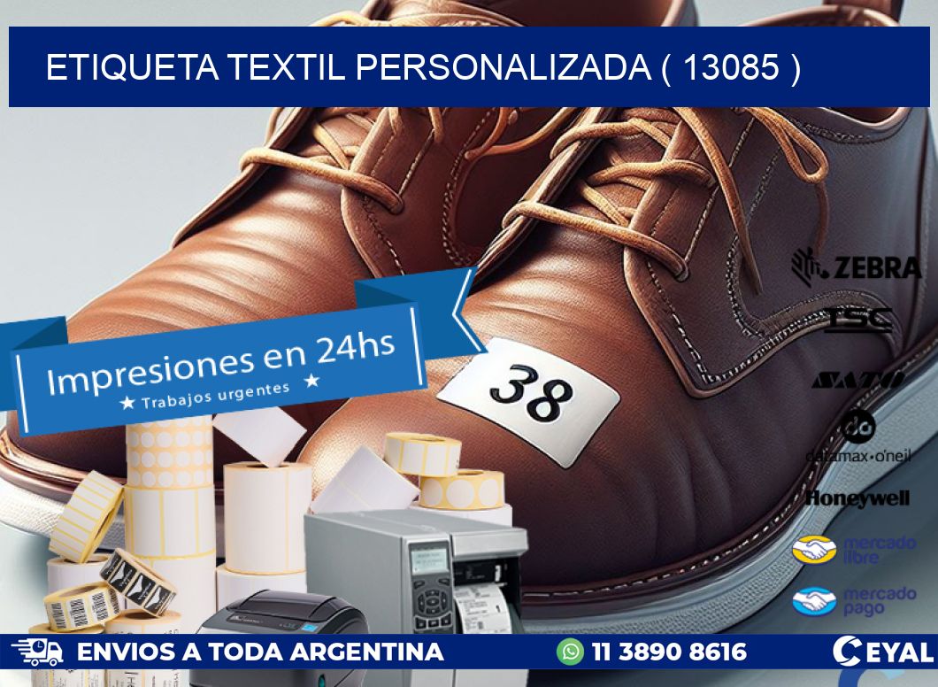 ETIQUETA TEXTIL PERSONALIZADA ( 13085 )