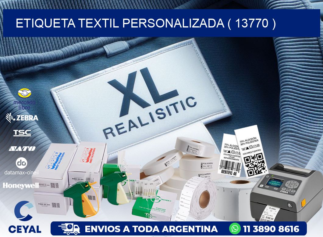 ETIQUETA TEXTIL PERSONALIZADA ( 13770 )