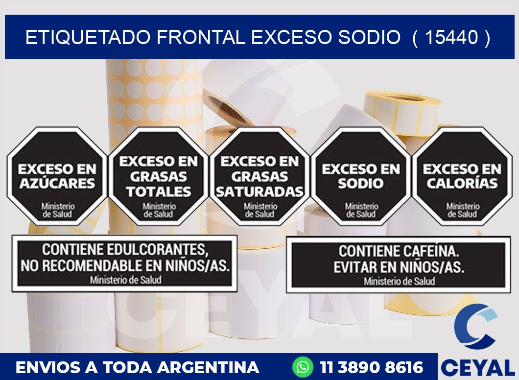 ETIQUETADO FRONTAL EXCESO SODIO  ( 15440 )