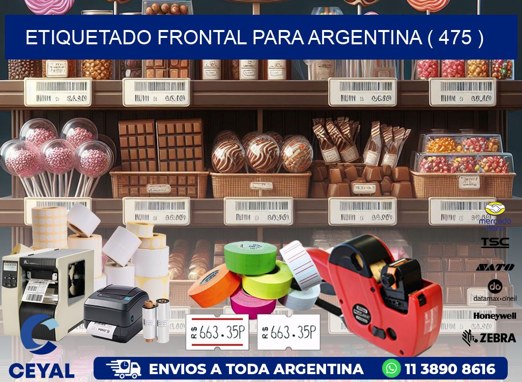 ETIQUETADO FRONTAL PARA ARGENTINA ( 475 )