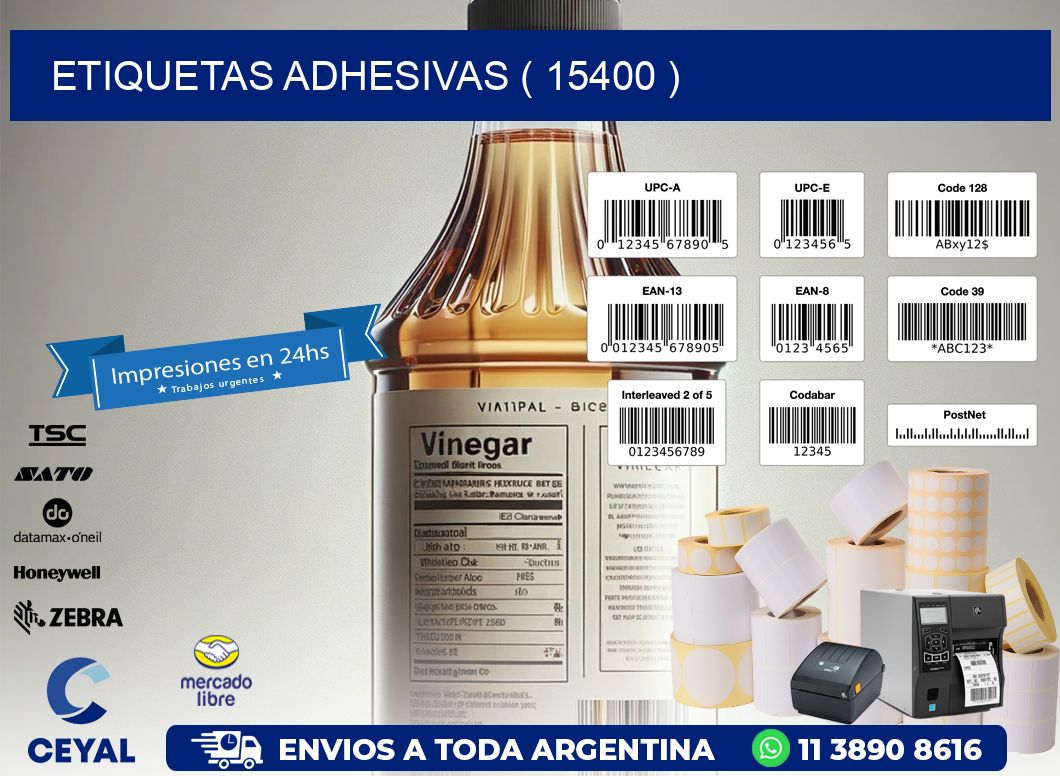 ETIQUETAS ADHESIVAS ( 15400 )