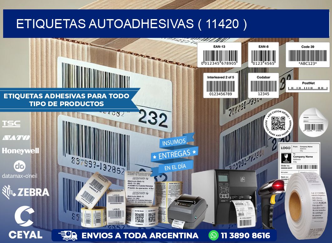 ETIQUETAS AUTOADHESIVAS ( 11420 )
