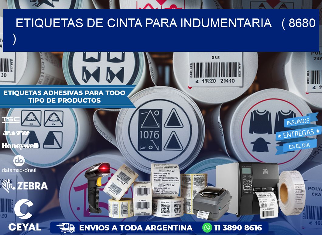 ETIQUETAS DE CINTA PARA INDUMENTARIA   ( 8680 )