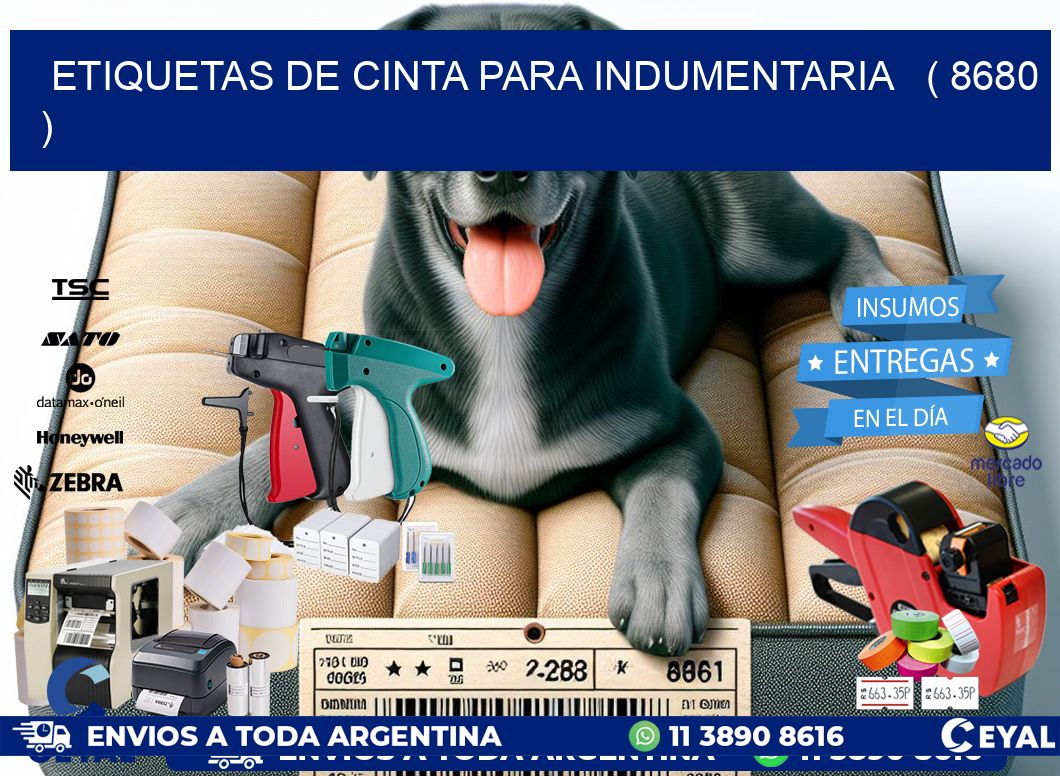 ETIQUETAS DE CINTA PARA INDUMENTARIA   ( 8680 )