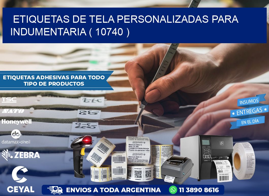 ETIQUETAS DE TELA PERSONALIZADAS PARA INDUMENTARIA ( 10740 )