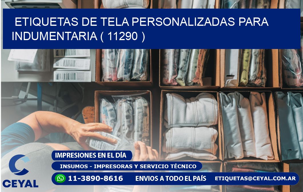 ETIQUETAS DE TELA PERSONALIZADAS PARA INDUMENTARIA ( 11290 )