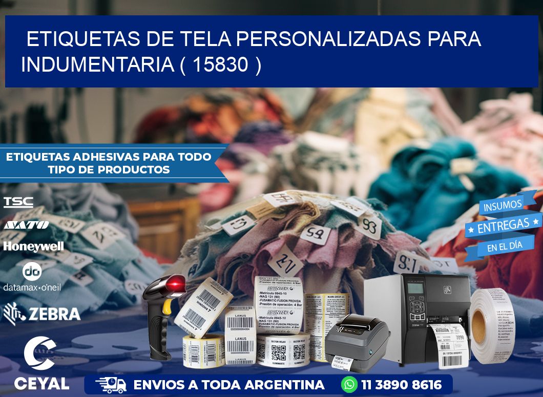 ETIQUETAS DE TELA PERSONALIZADAS PARA INDUMENTARIA ( 15830 )