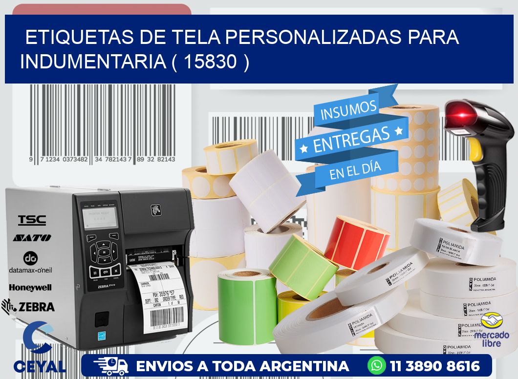 ETIQUETAS DE TELA PERSONALIZADAS PARA INDUMENTARIA ( 15830 )