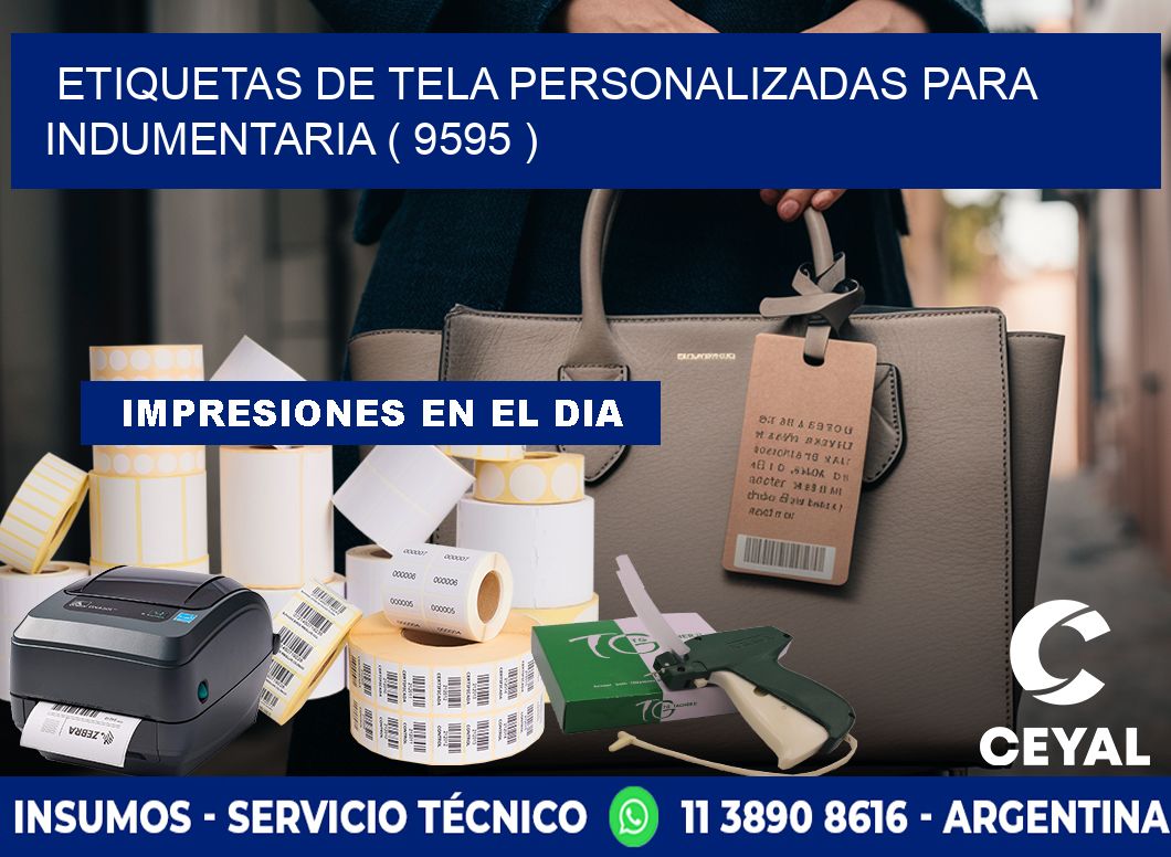 ETIQUETAS DE TELA PERSONALIZADAS PARA INDUMENTARIA ( 9595 )