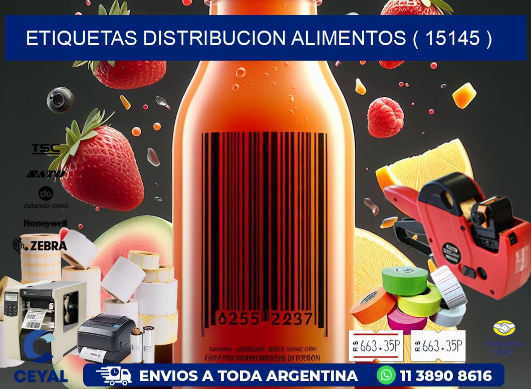 ETIQUETAS DISTRIBUCION ALIMENTOS ( 15145 )
