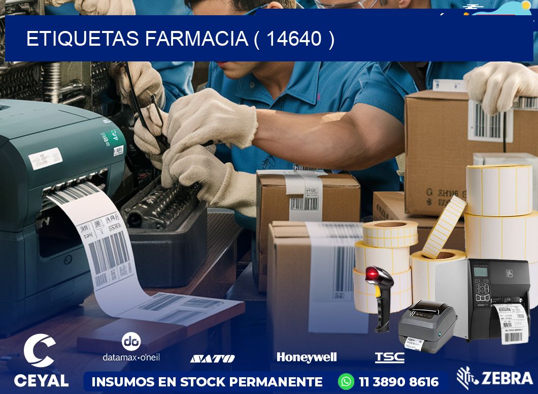 ETIQUETAS FARMACIA ( 14640 )