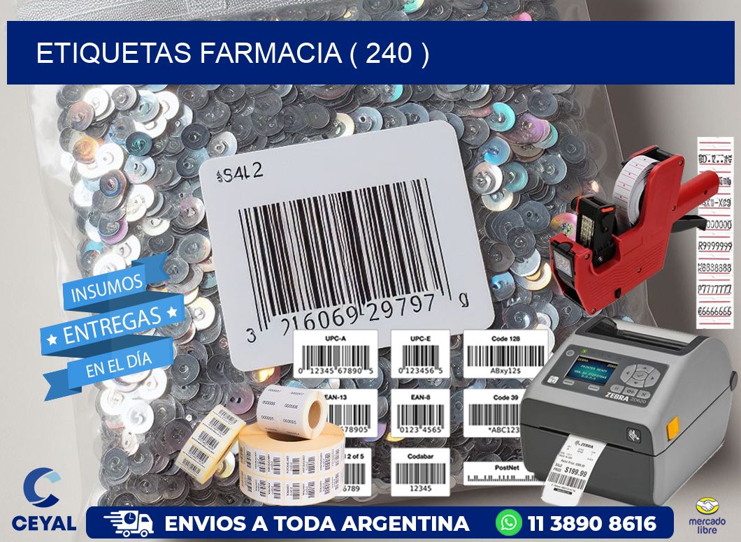 ETIQUETAS FARMACIA ( 240 )