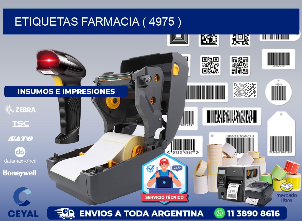ETIQUETAS FARMACIA ( 4975 )