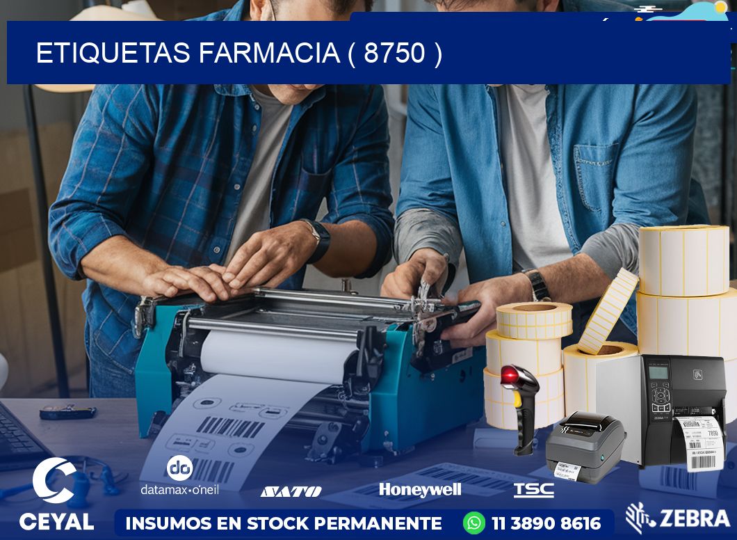 ETIQUETAS FARMACIA ( 8750 )