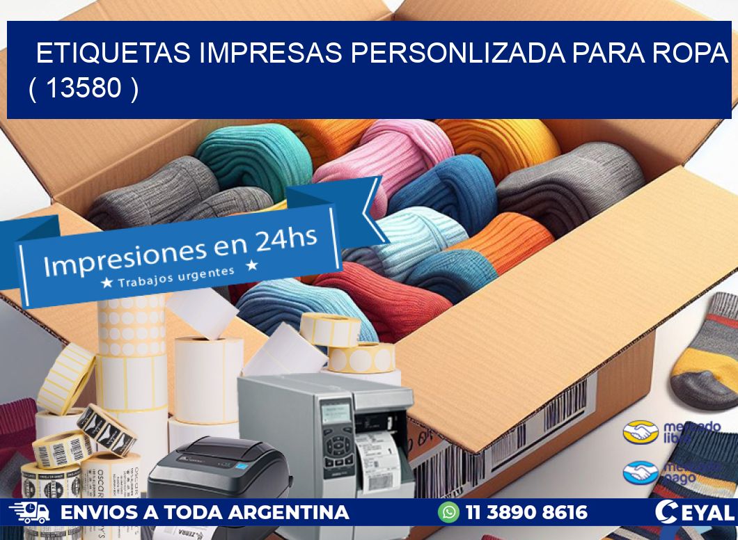 ETIQUETAS IMPRESAS PERSONLIZADA PARA ROPA ( 13580 )
