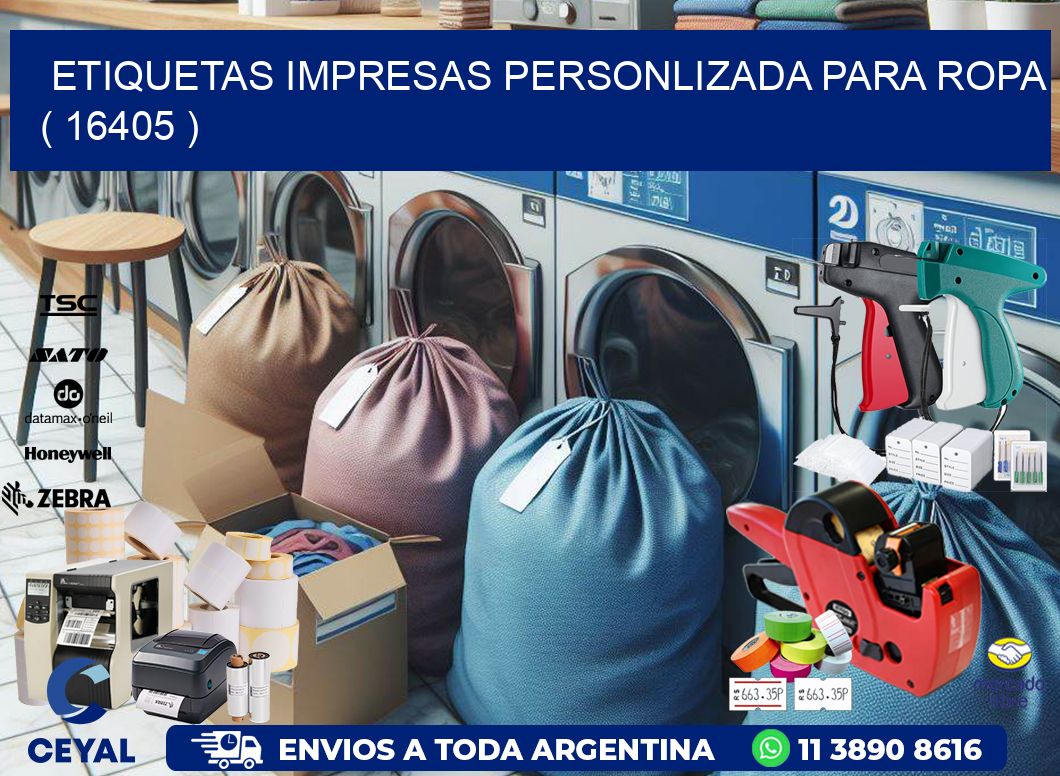 ETIQUETAS IMPRESAS PERSONLIZADA PARA ROPA ( 16405 )