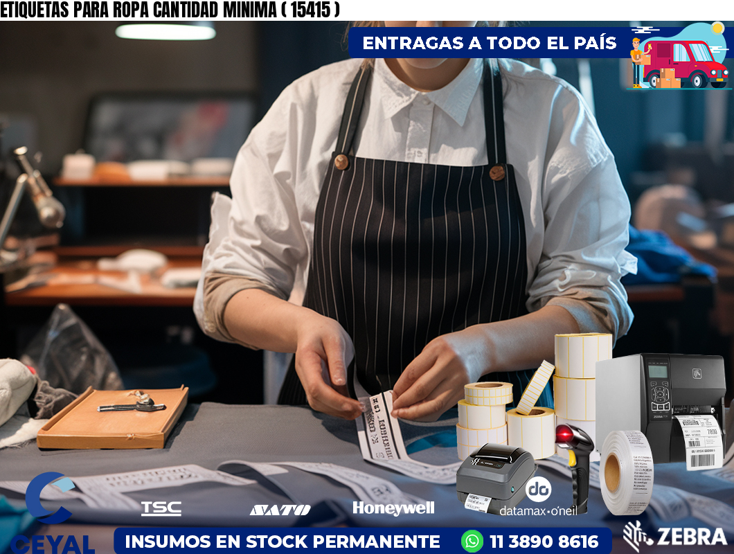 ETIQUETAS PARA ROPA CANTIDAD MINIMA ( 15415 )