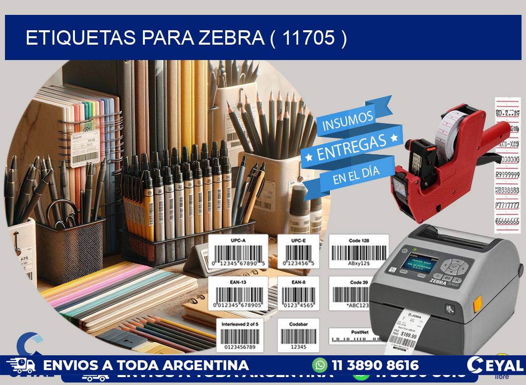 ETIQUETAS PARA ZEBRA ( 11705 )