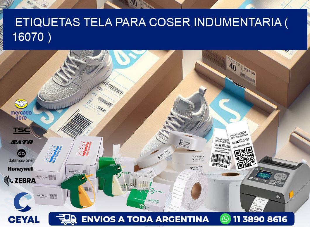 ETIQUETAS TELA PARA COSER INDUMENTARIA ( 16070 )