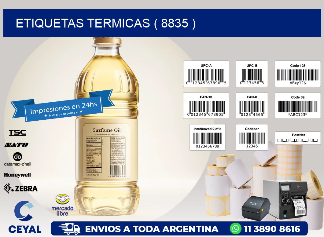 ETIQUETAS TERMICAS ( 8835 )