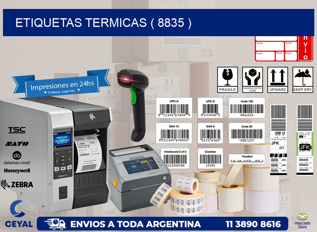 ETIQUETAS TERMICAS ( 8835 )