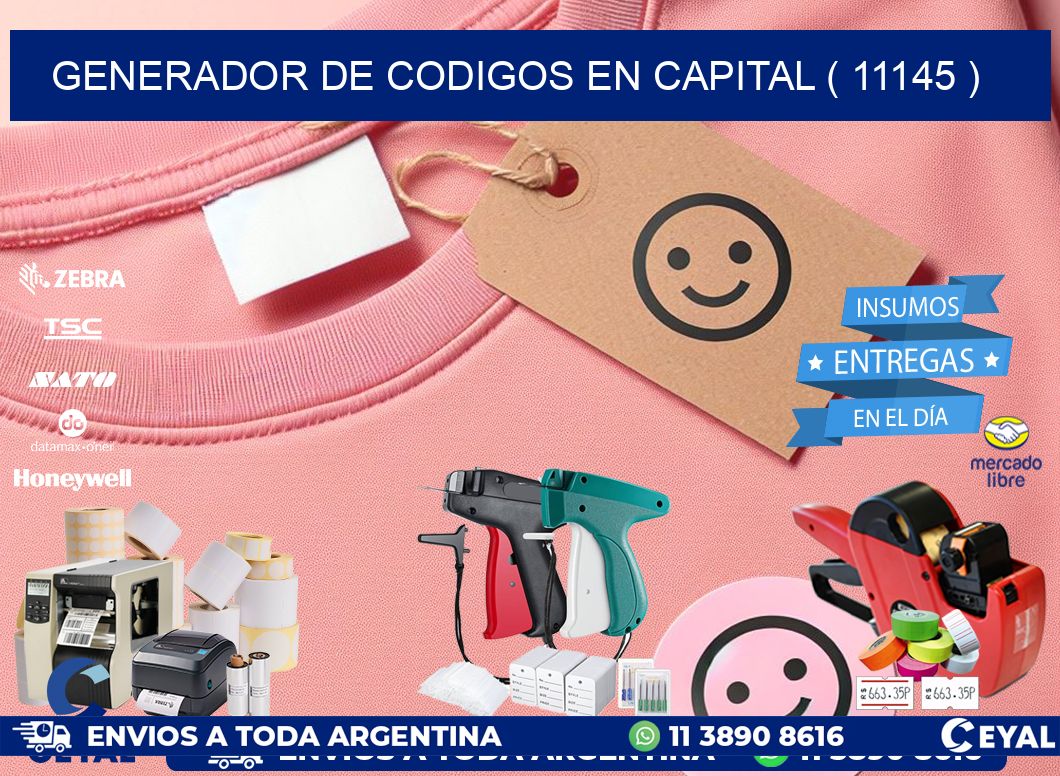 GENERADOR DE CODIGOS EN CAPITAL ( 11145 )
