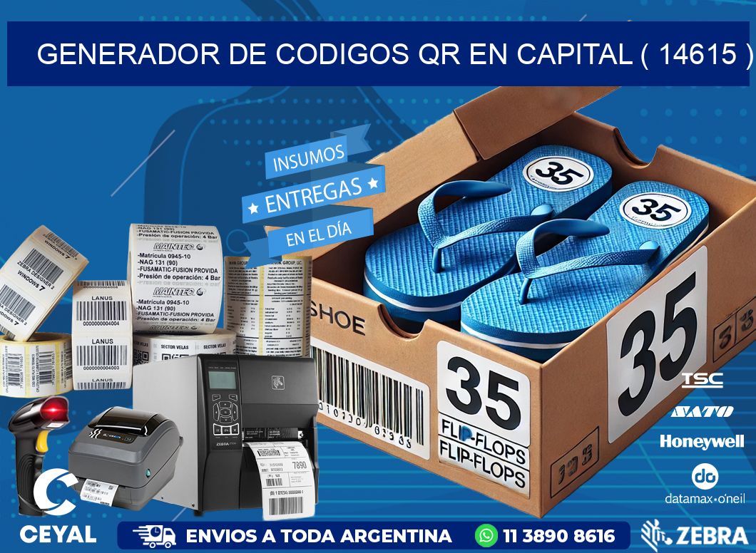GENERADOR DE CODIGOS QR EN CAPITAL ( 14615 )