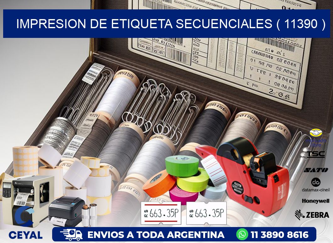 IMPRESION DE ETIQUETA SECUENCIALES ( 11390 )