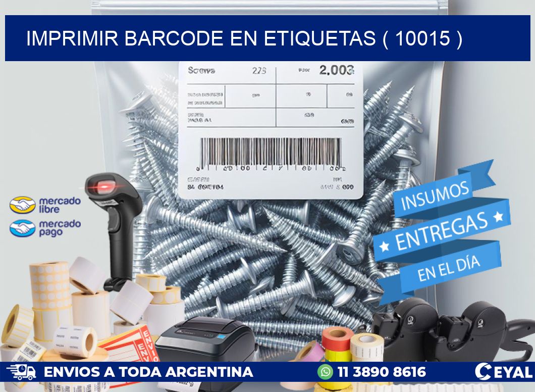 IMPRIMIR BARCODE EN ETIQUETAS ( 10015 )