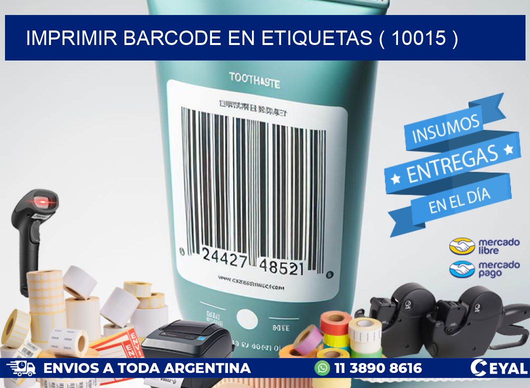 IMPRIMIR BARCODE EN ETIQUETAS ( 10015 )
